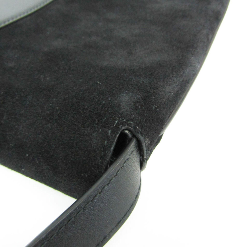 GUCCI Authentic Black Leather Shoulder Bag - Picture 6 of 14